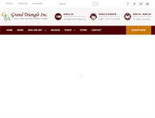 Tablet Screenshot of grandtriangle.org